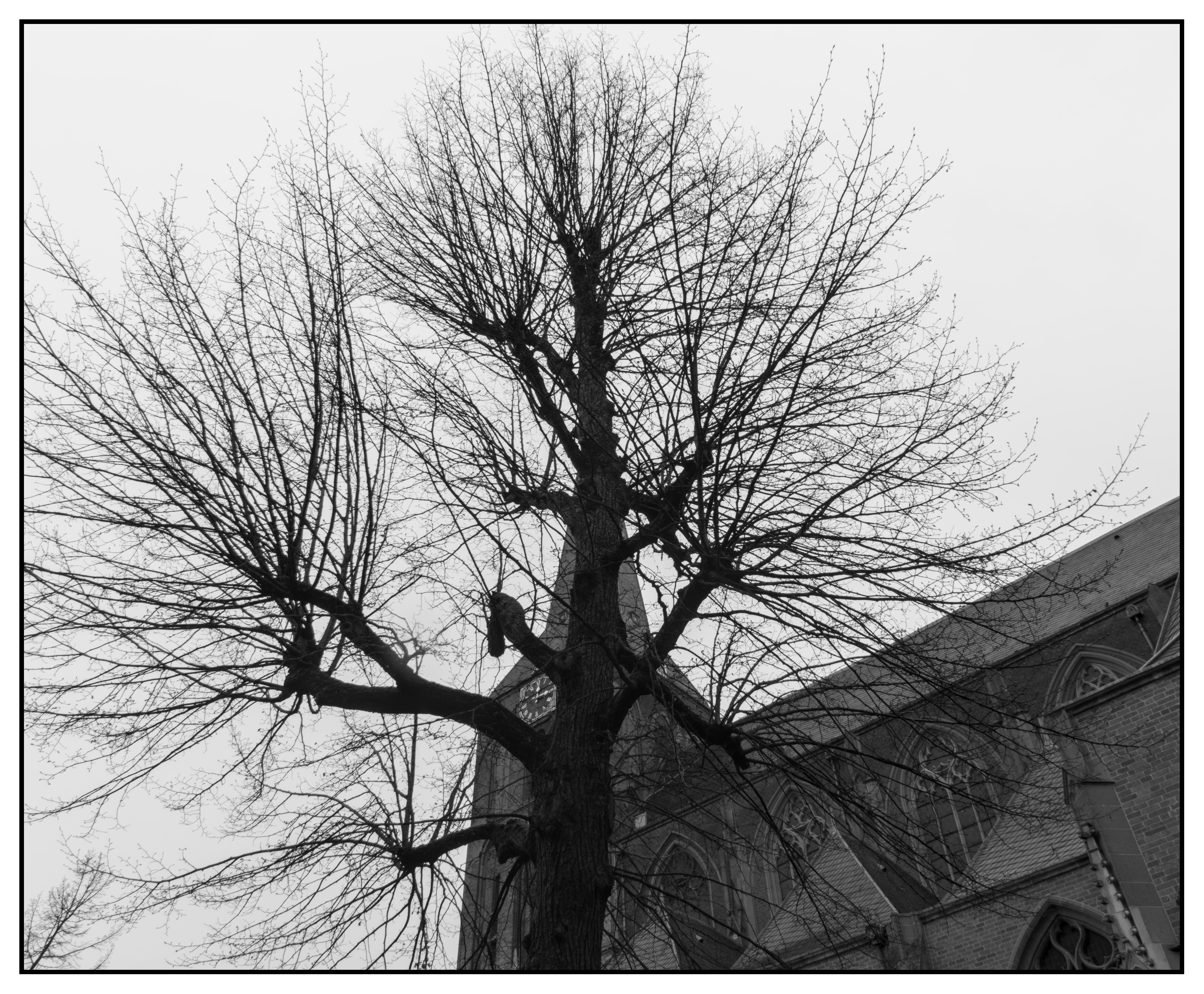 City Walk on ar rainy day in Kampen (NL)