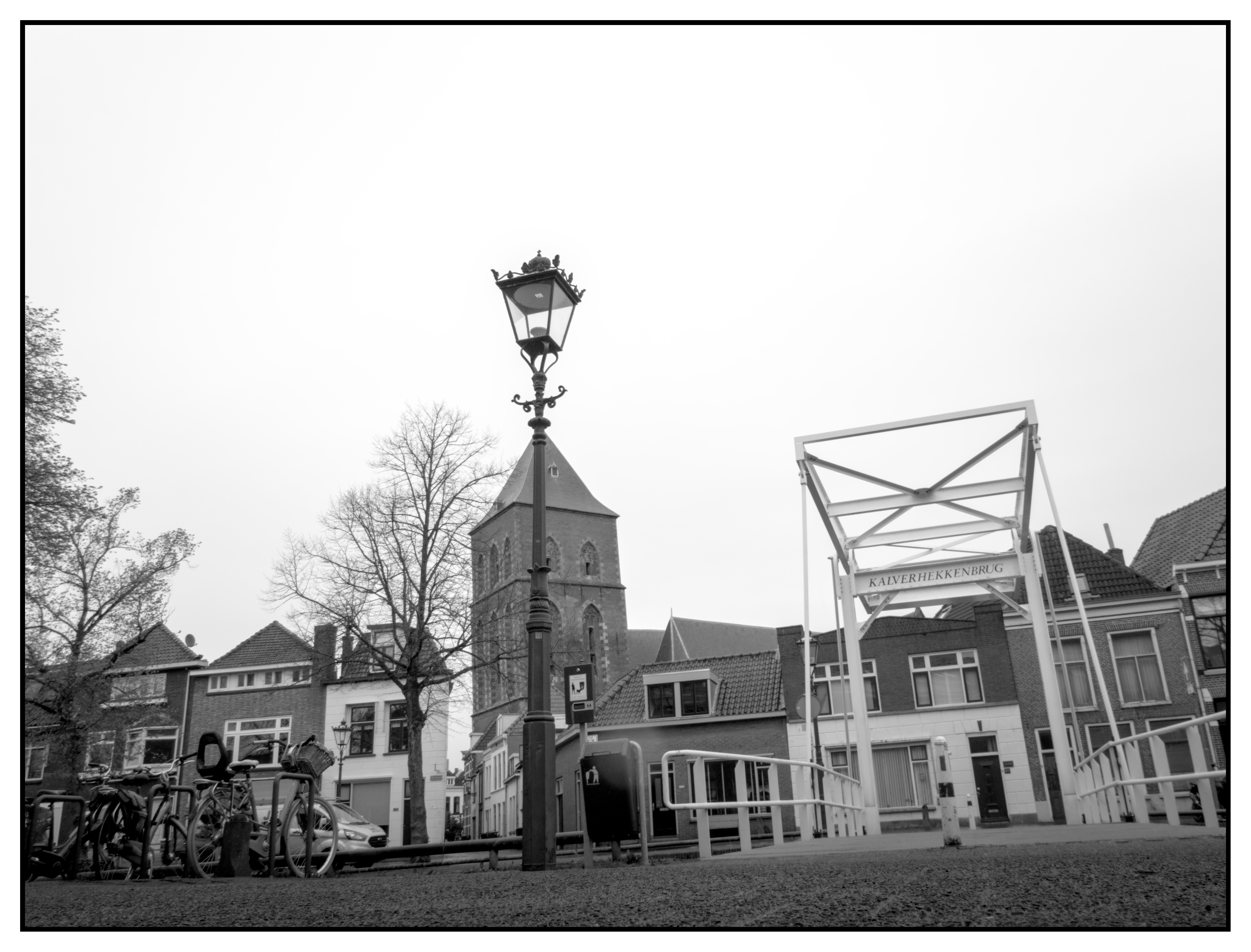 City Walk on ar rainy day in Kampen (NL)