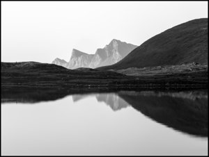 Reflections of mountains